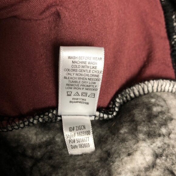 Koolaburra By UGG Sherpa Pullover Jacket Womens Size Medium Black White Shirt - Picture 8 of 9